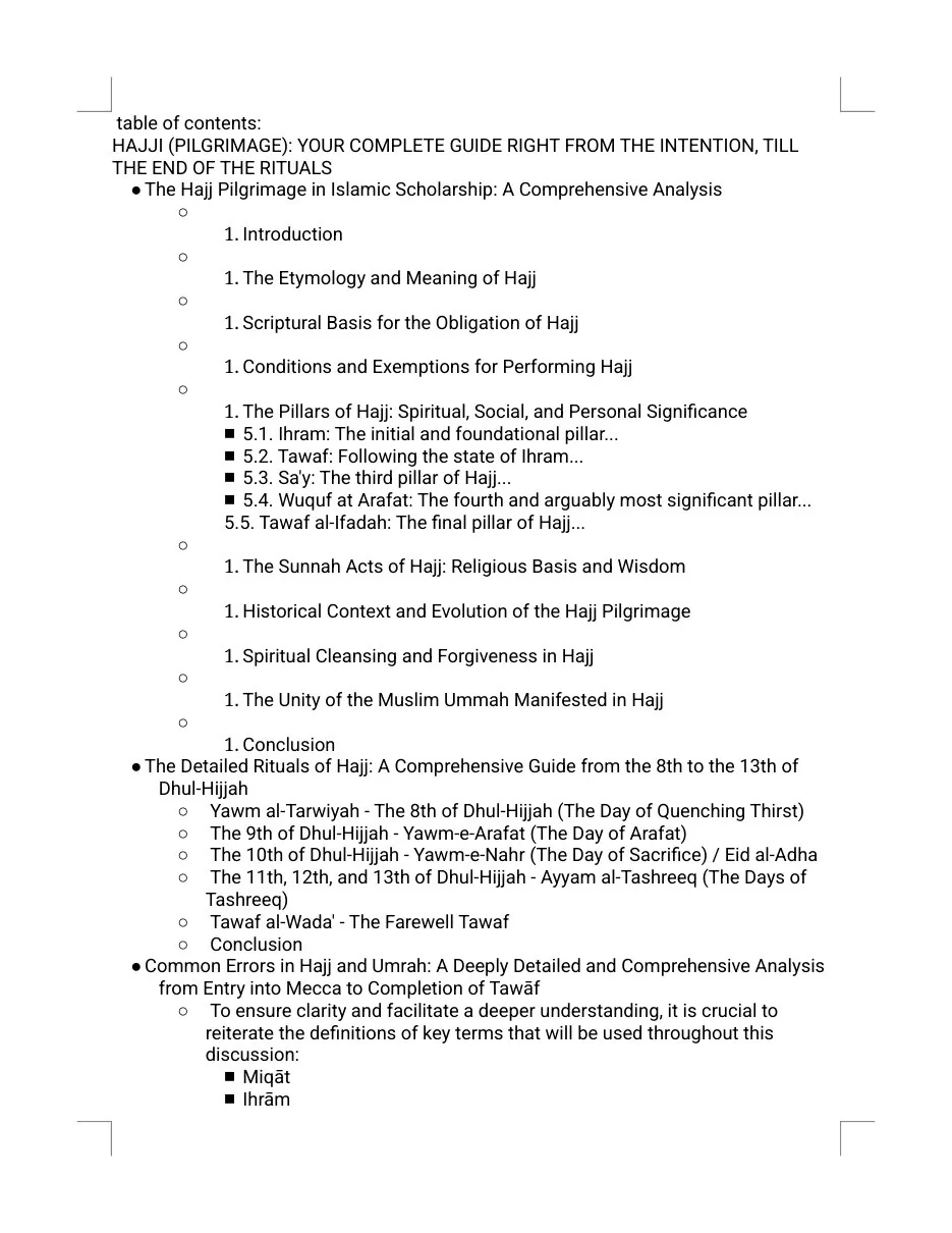 Hajji (Pilgrimage) full Guide, right from setting your intention, to the end of the rituals. preview 2