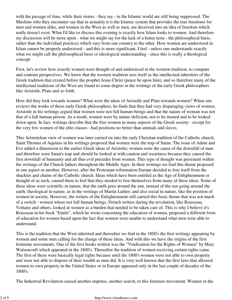 Islam - Elevation of Women's Status, A thoughtful exploration of women's rights in Islam preview 2