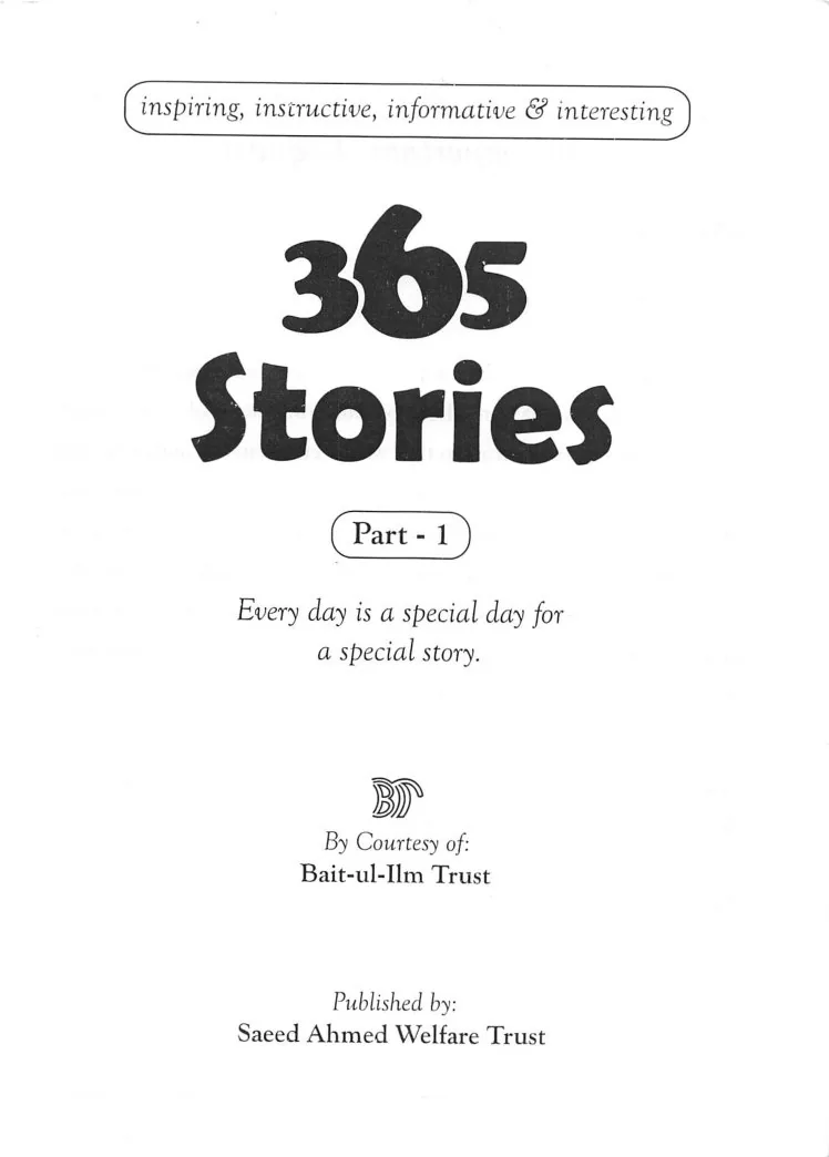 (Islamic book) 365 Stories, Every day is a special day for a special story. preview 2