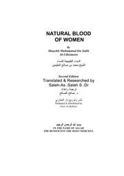 Natural Blood of Women, A scholarly book on women's natural cycles by Shayekh Muhammad bin Salih Al-Utheimeen preview 3