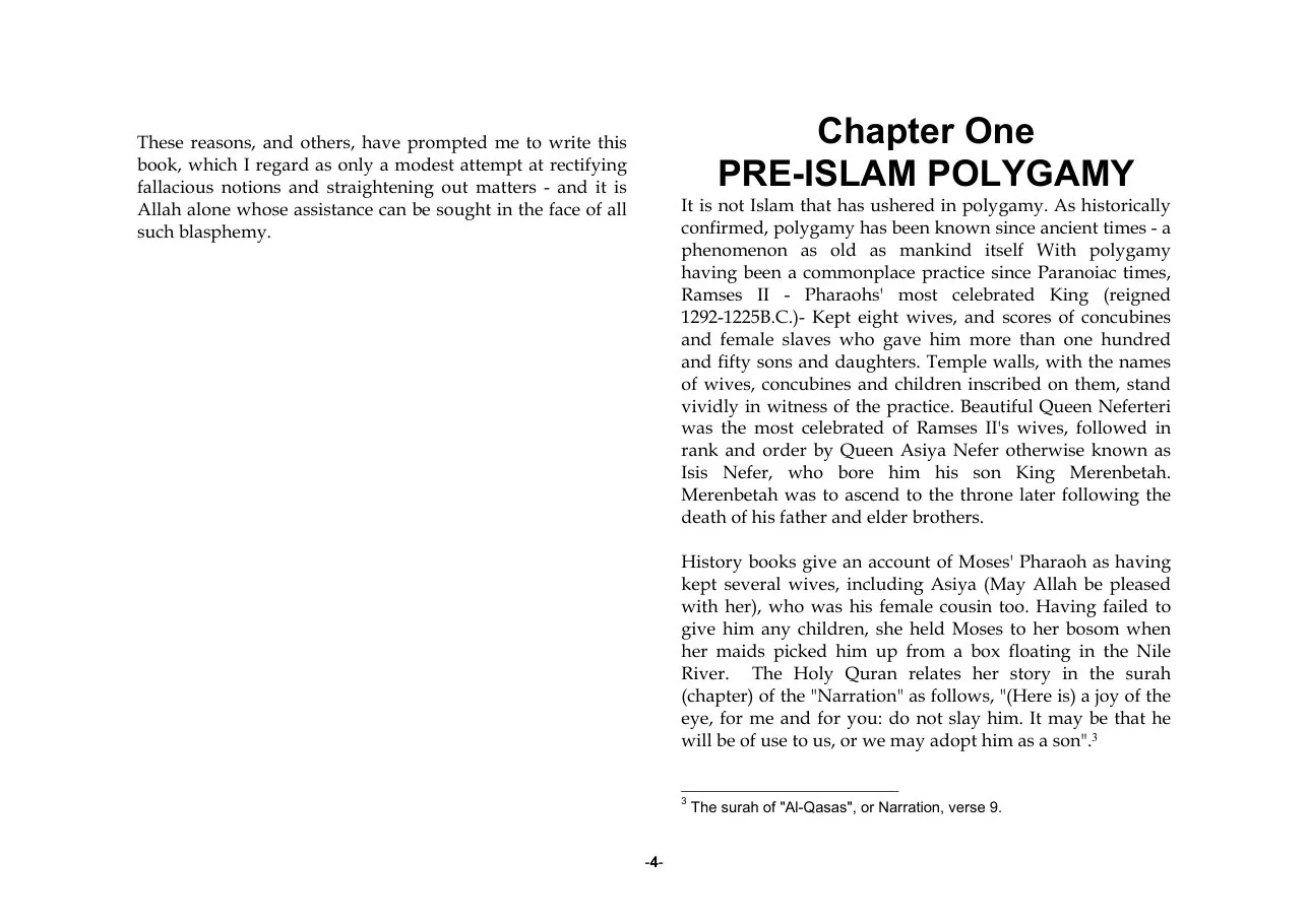 Polygamy in Islaam, Written by Abu Ameenah Bilal Philips and Jameelah Jones preview 4