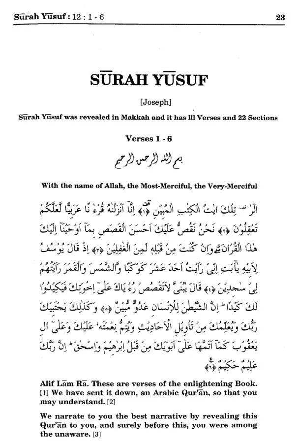 Prophet Yusuf (Joseph): The Most Beautiful of Stories — A Study of Surah Yusuf