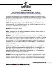 The Millionaire Master Plan by Roger James Hamilton preview 3
